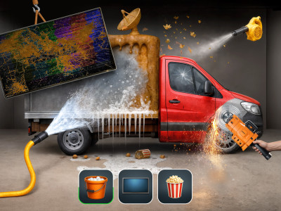 اسکرین شات 2 بازی Car Wash: Auto Repair Garage
