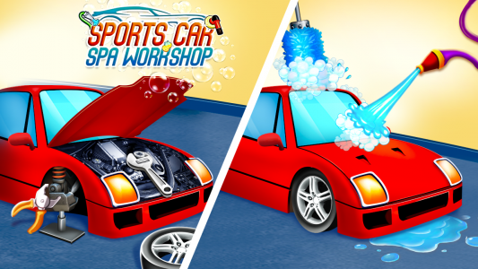 اسکرین شات برنامه Kids Sports Car Wash Garage 5