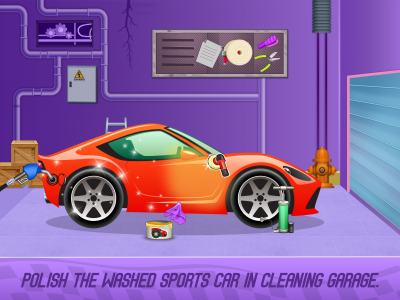 اسکرین شات برنامه Kids Sports Car Wash Garage 4