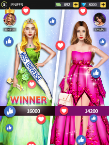 اسکرین شات بازی Fashion Game: Dressup & Makeup 4