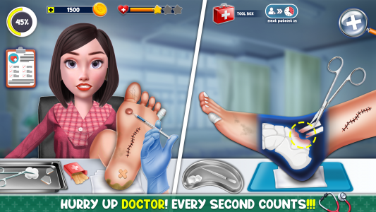 اسکرین شات بازی Foot Care: Offline Doctor Game 4