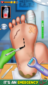 اسکرین شات بازی Foot Care: Offline Doctor Game 2