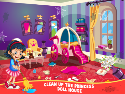 اسکرین شات برنامه Messy House Cleaning: Girl Cleanup Game 7