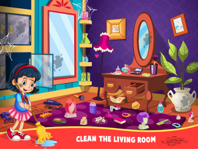 اسکرین شات برنامه Messy House Cleaning: Girl Cleanup Game 3