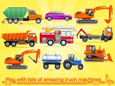 اسکرین شات برنامه Kids Truck Game Road Adventure 8
