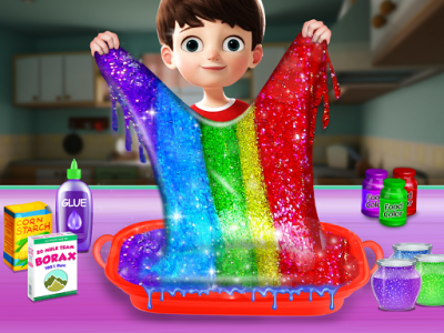 اسکرین شات برنامه Glitter Slime Maker DIY Jelly Fun 7