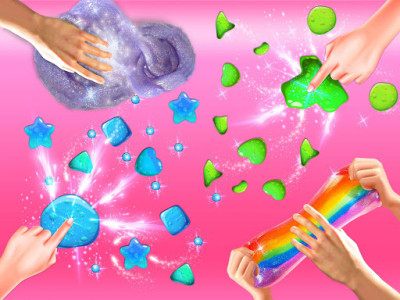 اسکرین شات برنامه Glitter Slime Maker DIY Jelly Fun 5