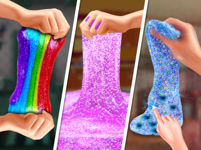 اسکرین شات برنامه Glitter Slime Maker DIY Jelly Fun 3