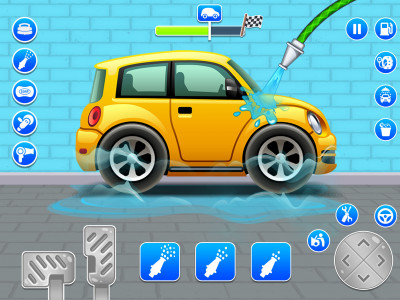 اسکرین شات برنامه Car Wash Games Car Washing 1