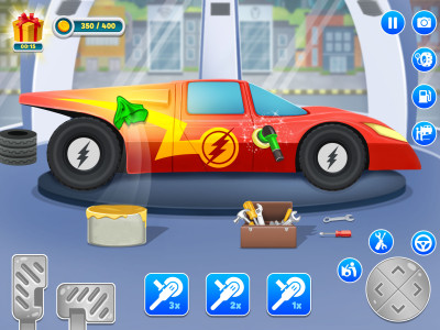 اسکرین شات 3 برنامه Car Cleaning Games: Wash ASMR