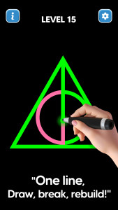 اسکرین شات 6 بازی Line Drawing: No Lift Puzzle