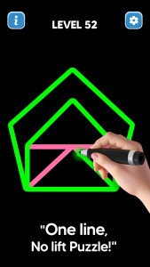 اسکرین شات 7 بازی Line Drawing: No Lift Puzzle