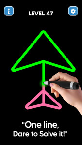 اسکرین شات 2 بازی Line Drawing: No Lift Puzzle