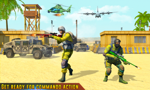 اسکرین شات برنامه Anti Terrorist Army Commando Gun Shooting Mission 3