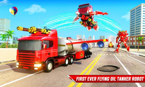 اسکرین شات برنامه Dino Robot Truck Transform 1