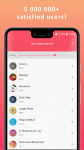 اسکرین شات برنامه Phone Ringtones 2024 1