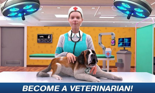 اسکرین شات برنامه Animal Hospital Pet Vet Clinic: Pet Doctor Games 1