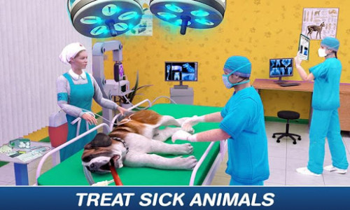 اسکرین شات برنامه Animal Hospital Pet Vet Clinic: Pet Doctor Games 2