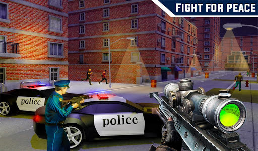 اسکرین شات برنامه Police Sniper Gangster Crime City Shooting Game 5