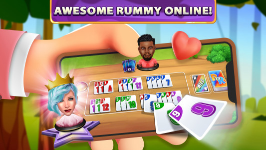 اسکرین شات 1 بازی Rummy Rush - Classic Card Game