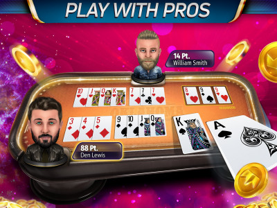 اسکرین شات 3 بازی Gin Rummy Stars - Card Game