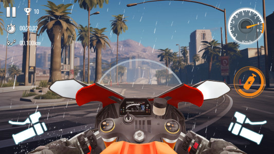 اسکرین شات بازی Traffic Bike Driving Simulator 5