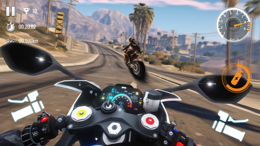 اسکرین شات بازی Traffic Bike Driving Simulator 4