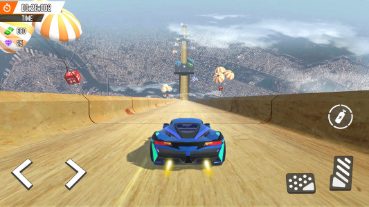 اسکرین شات بازی Super Hero Mega ramp Car Stunt 4
