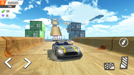 اسکرین شات بازی Super Hero Mega ramp Car Stunt 3