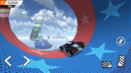 اسکرین شات بازی Super Hero Mega ramp Car Stunt 2