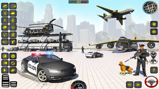 اسکرین شات برنامه Police Truck Transport Game 2