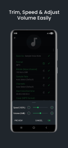اسکرین شات 5 برنامه Audio Converter (MP3 AAC OPUS)