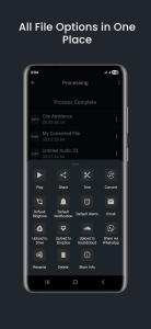 اسکرین شات 6 برنامه Audio Converter (MP3 AAC OPUS)