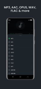 اسکرین شات 2 برنامه Audio Converter (MP3 AAC OPUS)