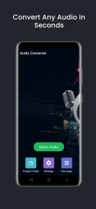 اسکرین شات 1 برنامه Audio Converter (MP3 AAC OPUS)