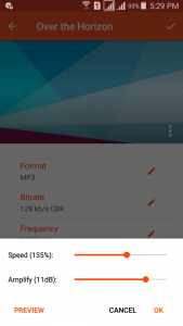 اسکرین شات 4 برنامه Audio Converter (MP3 AAC OPUS)