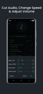 اسکرین شات 5 برنامه Audio Converter (MP3 AAC OPUS)