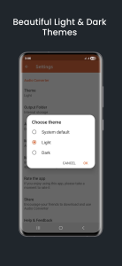 اسکرین شات 7 برنامه Audio Converter (MP3 AAC OPUS)