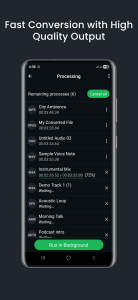 اسکرین شات 4 برنامه Audio Converter (MP3 AAC OPUS)