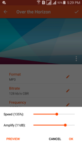 اسکرین شات 4 برنامه Audio Converter (MP3 AAC OPUS)