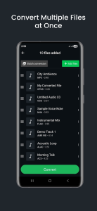 اسکرین شات 3 برنامه Audio Converter (MP3 AAC OPUS)