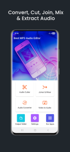 اسکرین شات 1 برنامه MP3 Cutter & Ringtone Maker