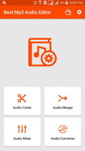اسکرین شات برنامه MP3 Cutter and Ringtone Maker 1