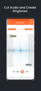 اسکرین شات 2 برنامه MP3 Cutter & Ringtone Maker