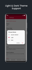 اسکرین شات 7 برنامه Video to Audio Converter