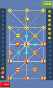 اسکرین شات بازی Bead 16 - Tiger Trap ( sholo guti ) Board Game 🧠 6