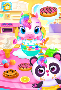 اسکرین شات برنامه My Baby Unicorn - Pet Care Sim 1