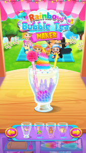 اسکرین شات برنامه Rainbow Bubble Milk Tea Maker 6