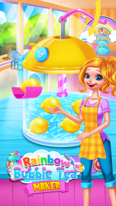 اسکرین شات برنامه Rainbow Bubble Milk Tea Maker 2