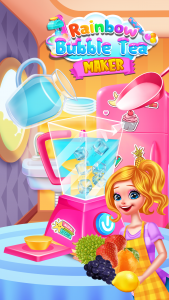 اسکرین شات برنامه Rainbow Bubble Milk Tea Maker 4